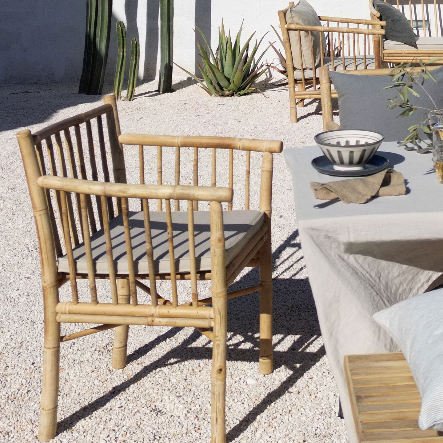 DINING CHAIR | BAMBOO | NATURE CUSHION | Products | Tine K Home