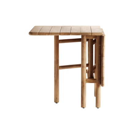 FOLDABLE TABLE | TEAK | H 75 CM
