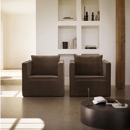 CHAIR CLASSIC 90 | MOSS MOCCA | 90 CM