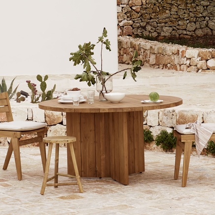 TABLE | RECYCLED TEAK | Ø 140 CM