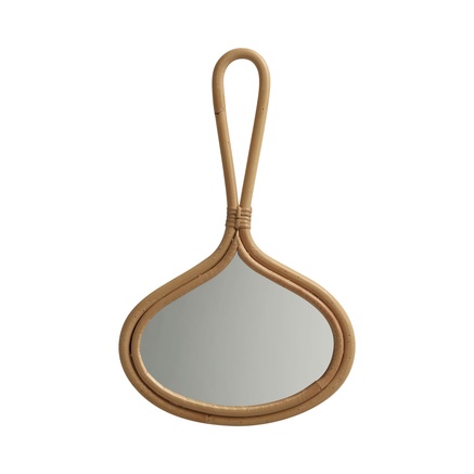 HAND MIRROR | RATTAN | OVAL