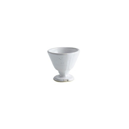 FOOTED BOWL | GLAZED CLAY | H 9 CM