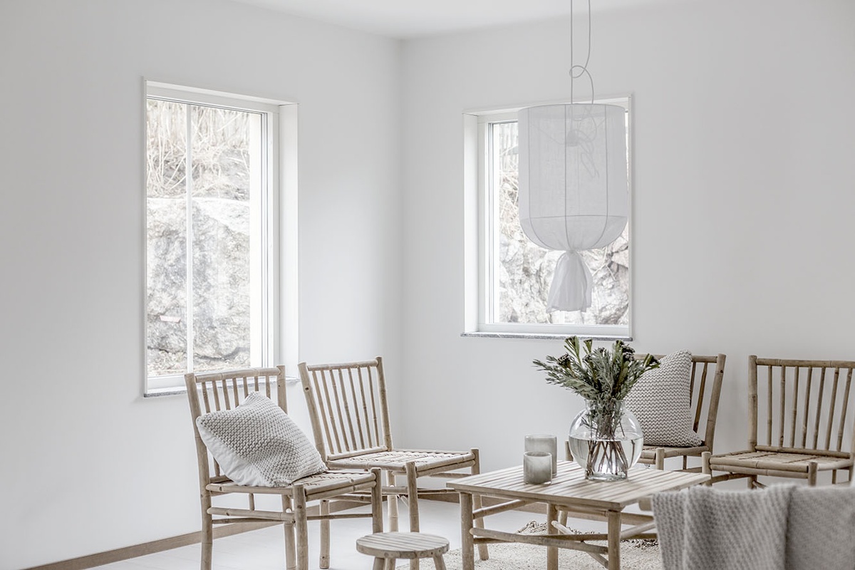 Bamboo furniture styled by Mari Strenghielm in collaboration with Black Balloon.