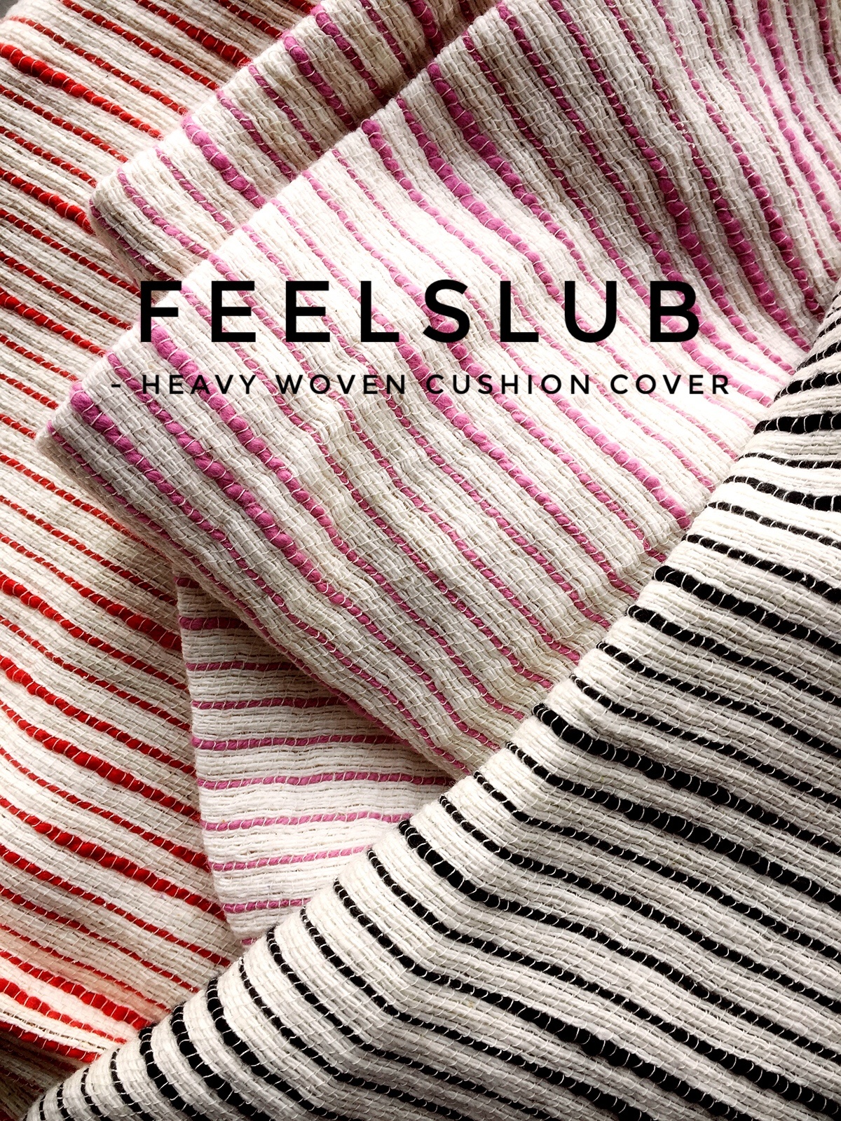 feelslub - heavy woven cushion cover for the bohemian look