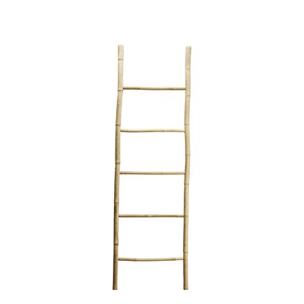 Bamboo ladder for storage and decoration