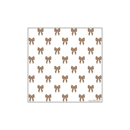 SMALL PAPER NAPKINS | CARAMEL | 50 PCS