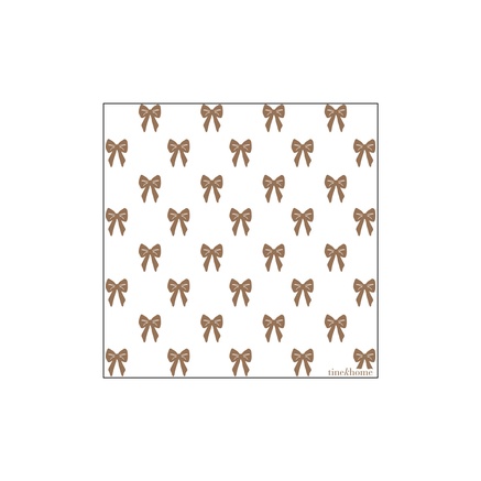 SMÅ PAPIRSERVIETTER | KARAMEL | 50 STK