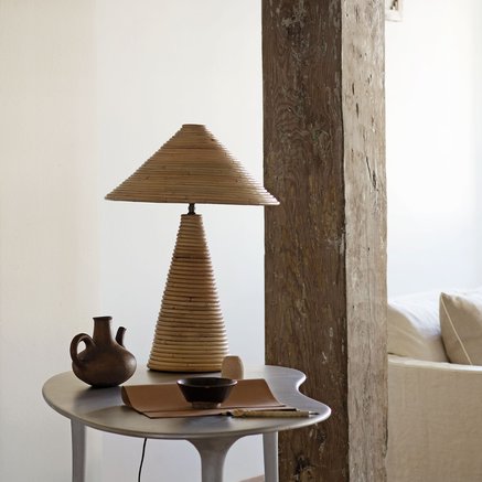 LAMPESKÆRM | RATTAN | Ø 41 X H 19 CM