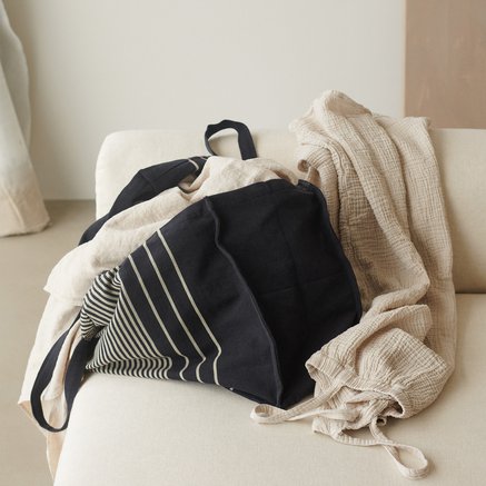 CANVAS WEEKEND BAG IN COTTON