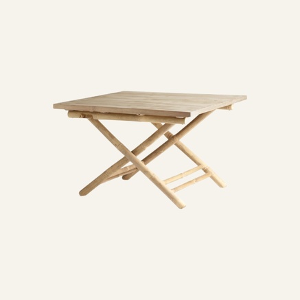 BAMBOO TABLE| FOLDABLE | H 45 CM