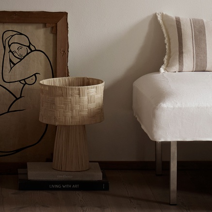 BORDLAMPE | BAST | Ø 25 X H 34 CM