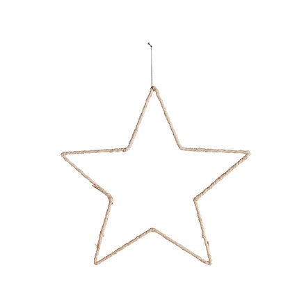 CHRISTMAS STAR I BAST I 30CM