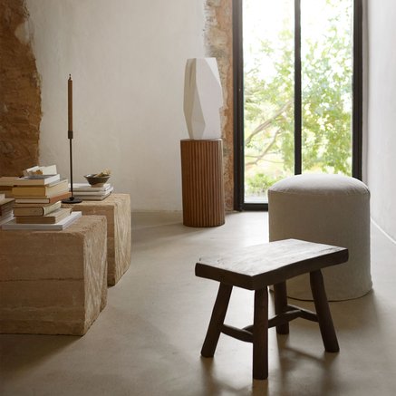 SIDE TABLE | TEAK | H 35 CM