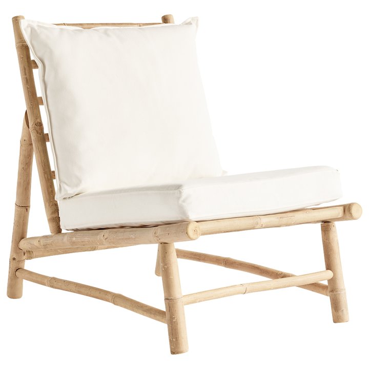Bamboo Chair W Cushions W55x87xh45, How To Protect Outdoor Bamboo Furniture