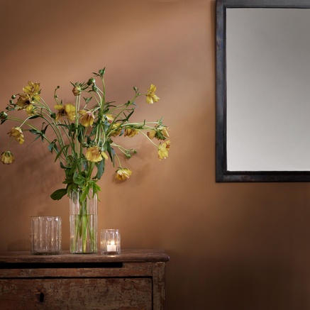 VASE / FYRFADSSTAGE | RIFLET GLAS | H 13 CM