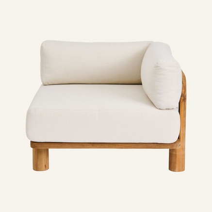 MODULE | RECYCLED TEAK | CORNER