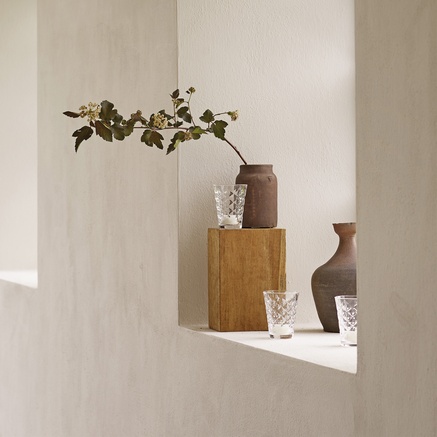FACET GLAS | KLAR | 3 STK