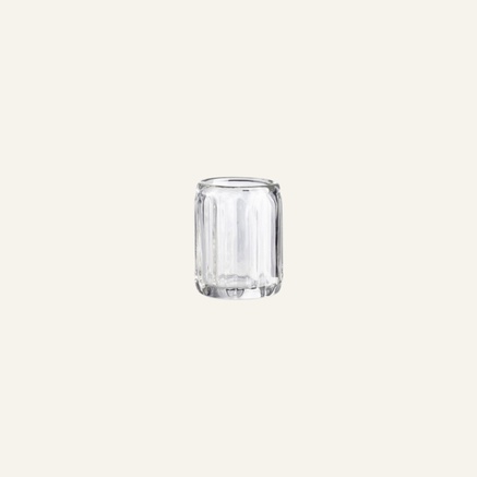 VASE / TEALIGHT HOLDER | FLOATED GLASS | H 8,5 CM