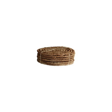 BORDSKÅNERE | PALMEFIBRE | 6 STK
