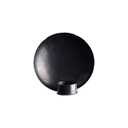 CANDLE HOLDER WALL | OXIDISED BRASS | 13 CM