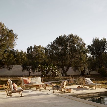 CHAISELONG | BAMBOO | NATURE CUSHION