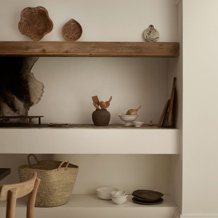 BASKET | PALM FIBER | H 8 CM