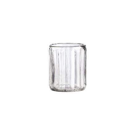 VASE / TEALIGHT HOLDER | FLOATED GLASS | H 13 CM