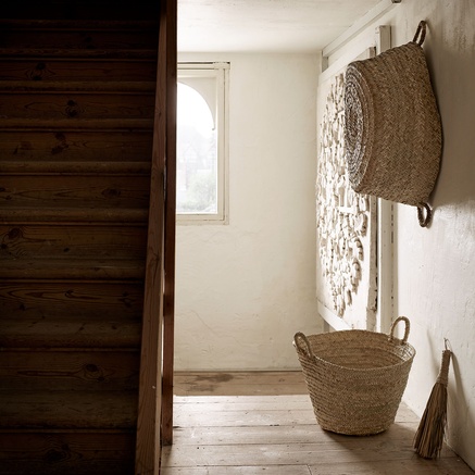 BASKET | PALM LEAVES | 65 CM