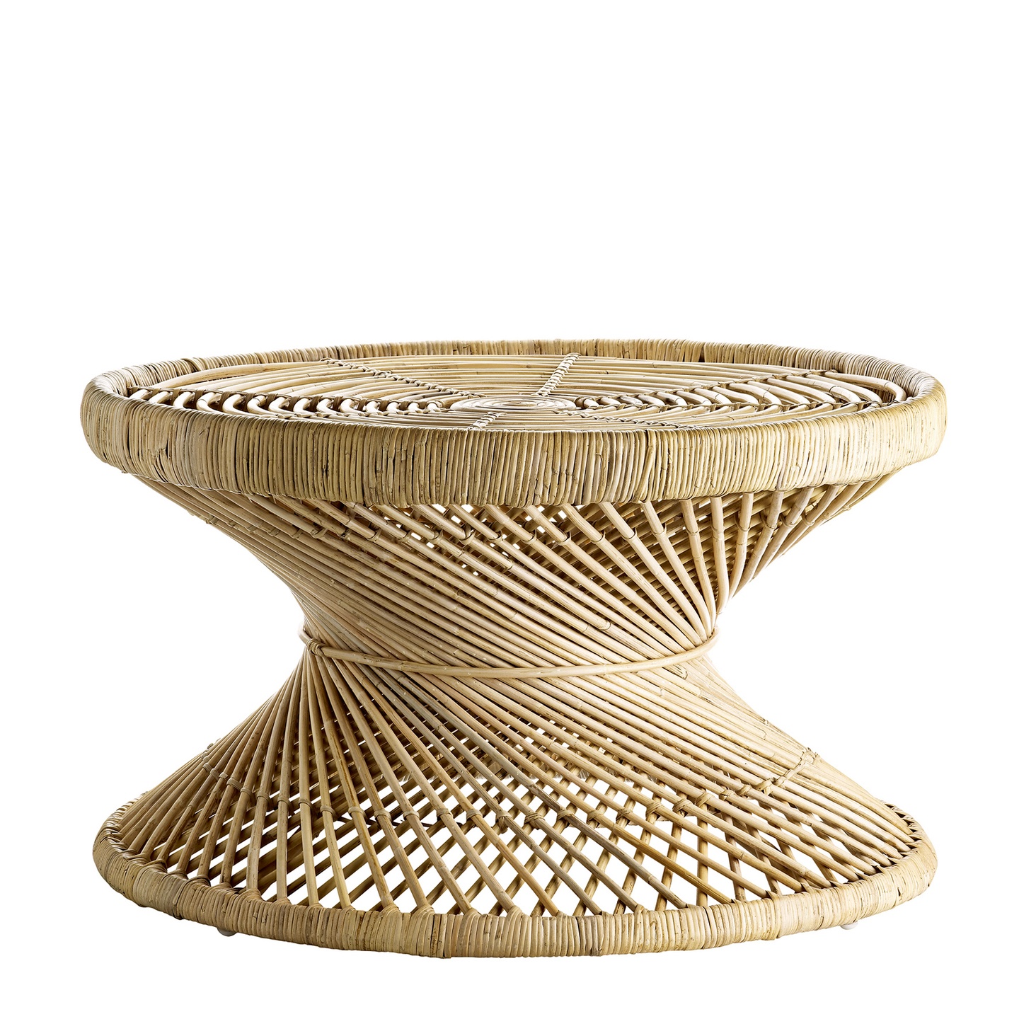 Round rattan coffee table for the botanical decor | Products | Tine K Home