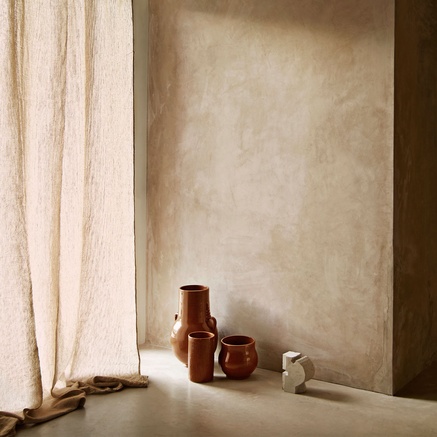 MAROKKANSK VASE | LER | 43 CM