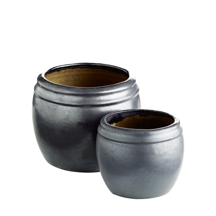 POT M | GLAZED | SET OF 2