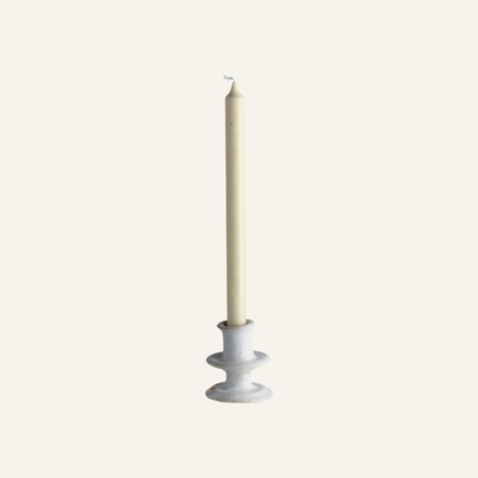 CANDLEHOLDER | GLAZED CLAY | H 10 CM