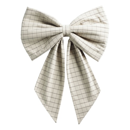 CHRISTMAS BOW | RECYCLED COTTON | 60 X 40 CM