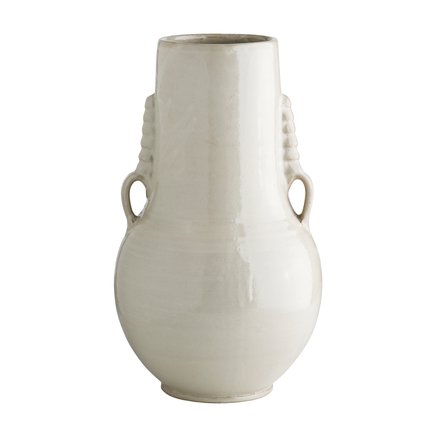 High ceramic vase