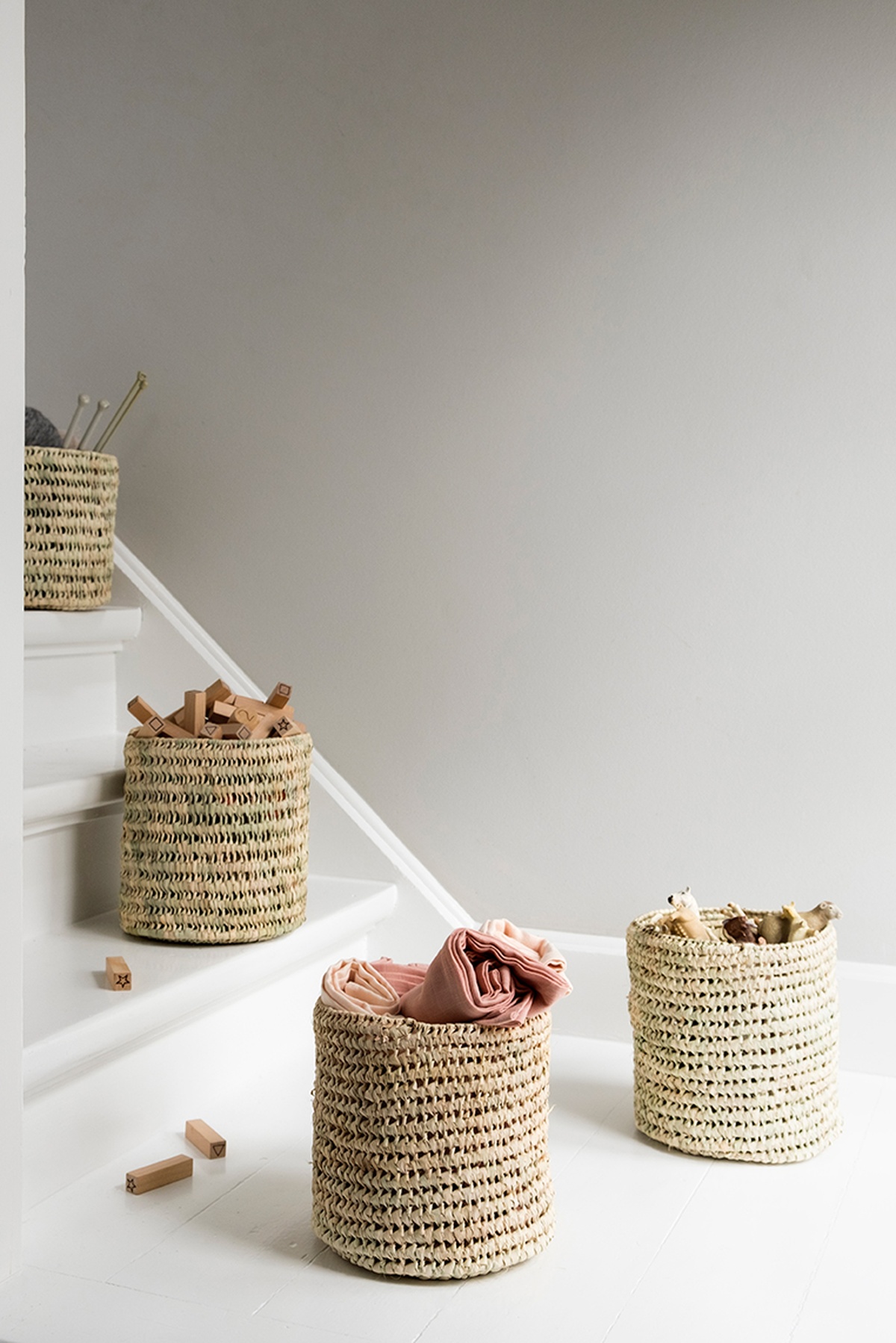 storage for kids room - basket for many decor ideas