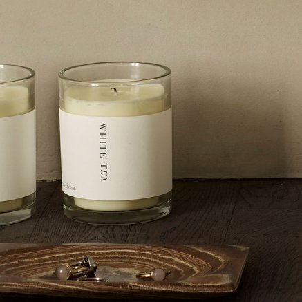 SCENTED CANDLE | WHITE TEA | 8 CM