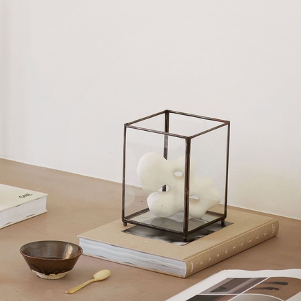 OPEN LANTERN | IRON | H 21 CM