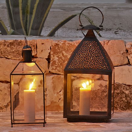 LANTERN | TIN | H 50 CM