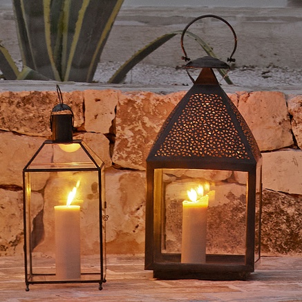 LANTERN | TIN | H 63 CM
