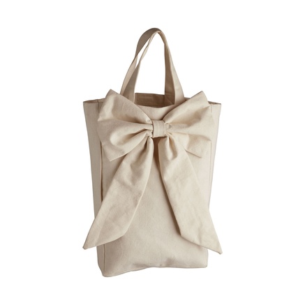 GIFT BAG W. BOW | COTTON | H 40 CM