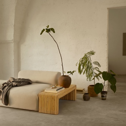 SOFABORD | RATTAN | H 35 CM