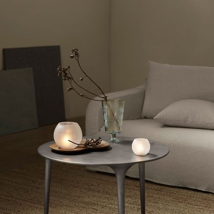 CANDLE HOLDER | GLASS | H 12 CM