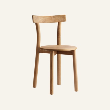 CHAIR | TEAK | H 45 CM