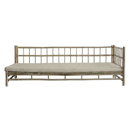 BAMBOO SOFA | SAND MATTRESS | LEFT
