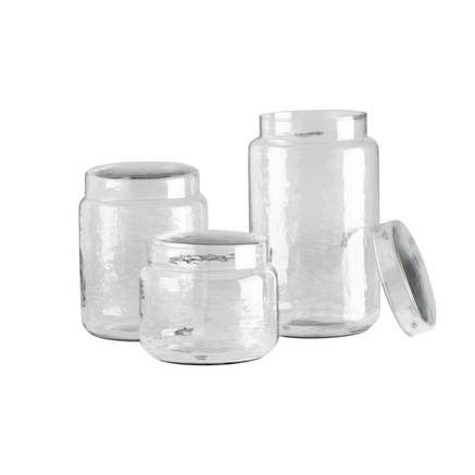 OPBEVARINGSGLAS M. LÅG | GLAS | Ø 12 X H 12 CM