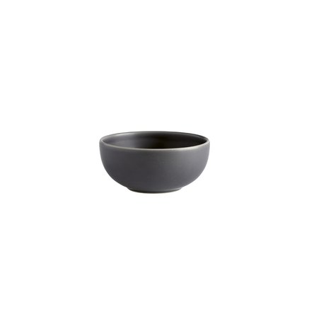 Bowl, matt glazed stoneware, dia 13xH6,5 cm, grey
