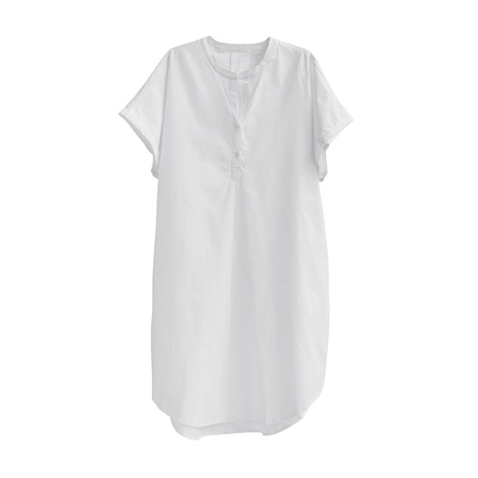 LANG SKJORTE | BOMULD | ONESIZE