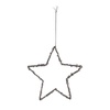 GLITTER JULESTJERNE I METAL | 15 CM