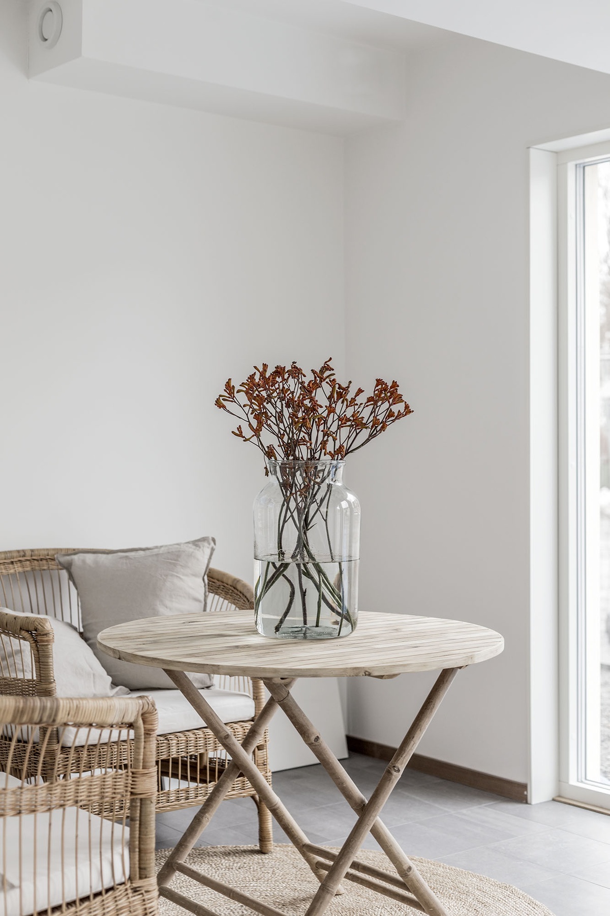 Bamboo and rattan furniture styled by Mari Strenghielm in collaboration with Black Balloon.