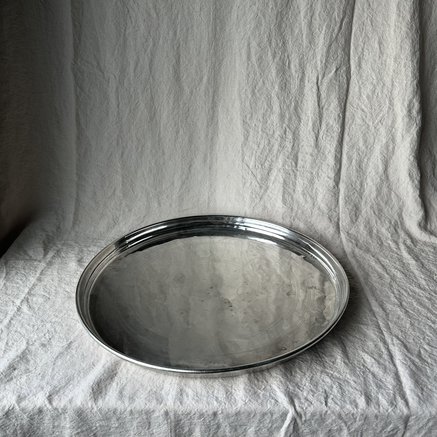 ANTIK BAKKE | SØLVBELAGT MESSING | Ø 58 CM